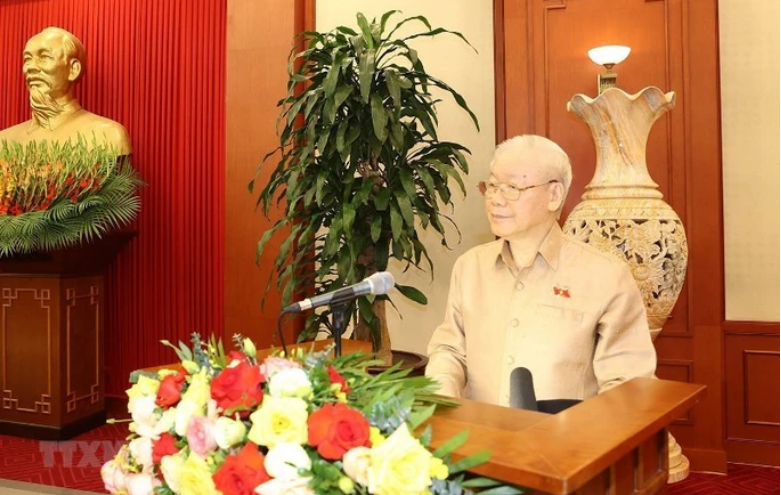 Tổng Bí thư Nguyễn Phú Trọng gặp mặt điển hình toàn quốc học tập và làm theo Bác 